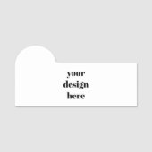 パーソナライズまカスタマイズたは 名札 (正面)