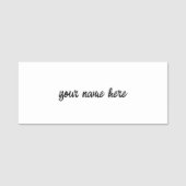 パーソナライズまカスタマイズたは 名札 (正面)