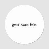 パーソナライズまカスタマイズたは 名札 (正面)