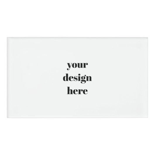 パーソナライズまカスタマイズたは 名札 (正面)