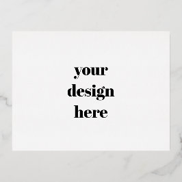 パーソナライズまカスタマイズたは 箔シーズンポストカード