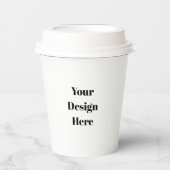 パーソナライズまカスタマイズたは 紙コップ (正面)