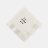 パーソナライズまカスタマイズたは 縁ありカクテルナプキン (角)