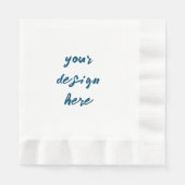 パーソナライズまカスタマイズたは 縁ありランチョンナプキン (正面)