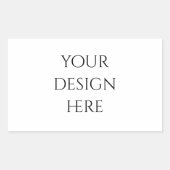 パーソナライズまカスタマイズたは 長方形シール (正面)
