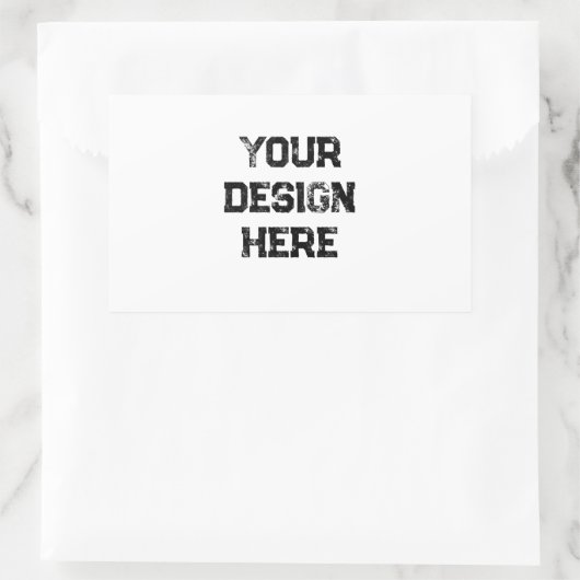 パーソナライズまカスタマイズたは 長方形シール (バッグ)