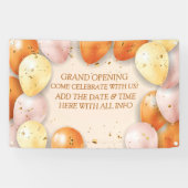 パーソナライズエレガントグランドオープニングバルーンフォイル 横断幕 (横)