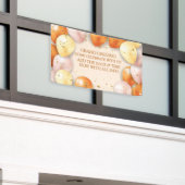 パーソナライズエレガントグランドオープニングバルーンフォイル 横断幕 (ビルの外側)