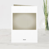 パーソナライズエレガントフローラ悔やみや弔慰 カード (裏面)