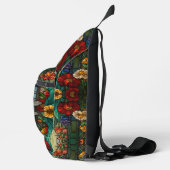 パーソナライズエレガントヴィンテージドラゴンフライboho chic スリングバッグ (右)