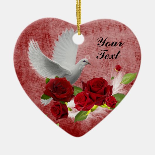 パーソナライズオーナメント セラミックオーナメント (正面)