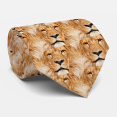 パーソナライズカスタマイズとライオン写真 ネクタイ (ロール)