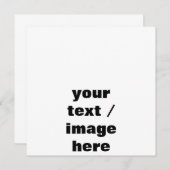 パーソナライズカスタマイズ 招待状 (正面/裏面)