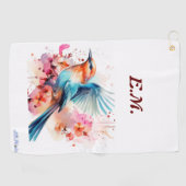 パーソナライズカスタムされたゴルフタオル ゴルフタオル (横)