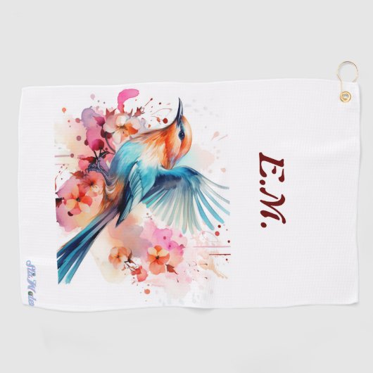 パーソナライズカスタムされたゴルフタオル ゴルフタオル (横)