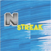 パーソナライズカスタムされたビニールシールデザイン シール (正面)