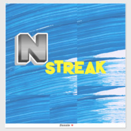 パーソナライズカスタムされたビニールシールデザイン シール