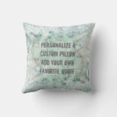 パーソナライズカスタムした引用文枕を追加する クッション (裏面)