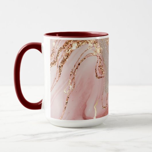 パーソナライズカスタムバイブル聖なる書物、 経典コーヒーマグ マグカップ (左)