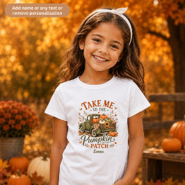 パーソナライズキッズハロウィン かぼちゃ畑 Tシャツ