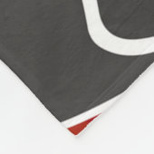 パーソナライズクラシックされたTuxedo見た目の素晴らしいパパ フリースブランケット (角)