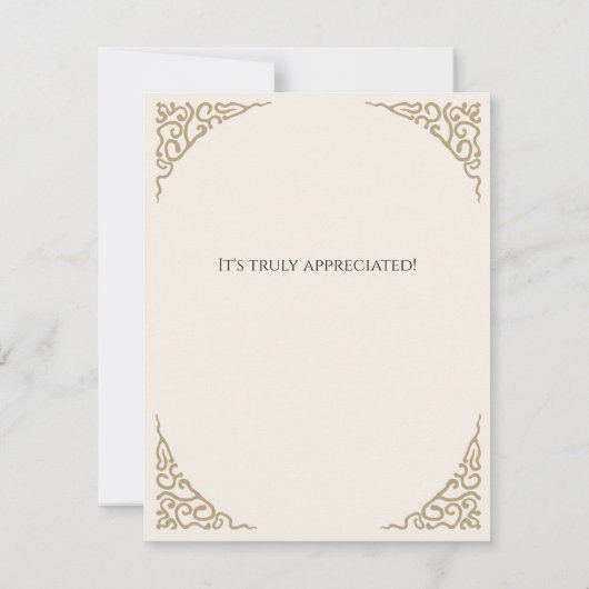 パーソナライズサンキューカード紅葉 サンキューカード (裏面)