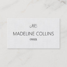 パーソナライズシンプルプロフェッショナルグレーのリネンのテクスチャ