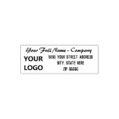 パーソナライズデザイン独自のアドレススタンプテンプレート セルフインキングスタンプ (デザイン)