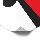 パーソナライズドコミックブックポップアートスピーチバブル ポスター (角)