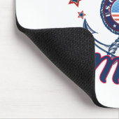 パーソナライズドッグ誇りを持ったラベルUSコーストガードママ マウスパッド (コーナー)