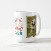 パーソナライズドフォト いちばんの愛犬のママ コーヒーマグカップ (正面右)