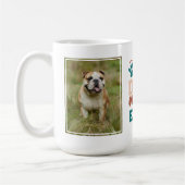 パーソナライズドフォト いちばんの愛犬のママ コーヒーマグカップ (左)