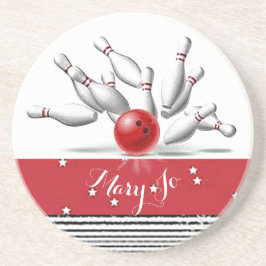 パーソナライズドボウラーのサンドストーンコースター コースター