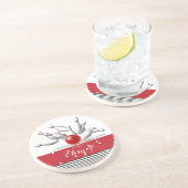 パーソナライズドボウラーのサンドストーンコースター コースター (側面)