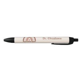 パーソナライズドボーホレインボー心理療法士 黒ボールペン
