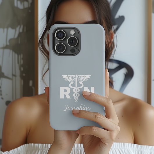 パーソナライズドメディカルナースフォンケース、ナースギフト iPhoneケース