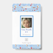 パーソナライズド医療機器登録看護師ID バッジ (正面)
