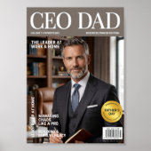 パーソナライズド父の日 CEOパパ ポスター (正面)