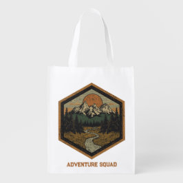 パーソナライズド アドベンチャースクワッド マウンテンバッジ Tシャツ エコバッグ