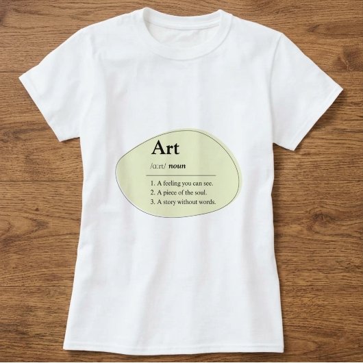 パーソナライズド アート ディクショナリー スタイル T シャツ
