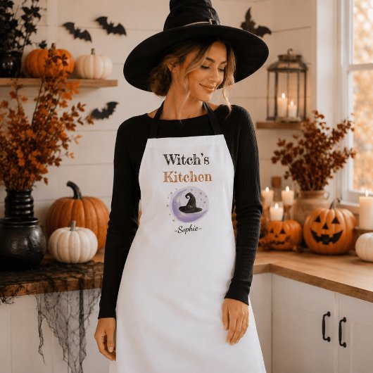 パーソナライズド ウィッチズキッチン – ハロウィン エプロン