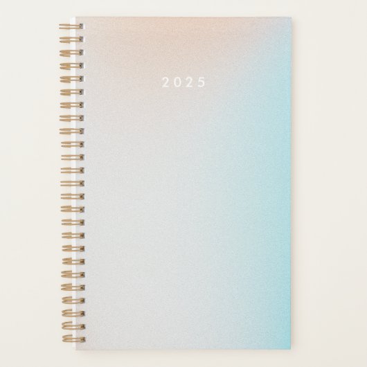 パーソナライズド オンブルスカイ 2025 プランナー手帳 (正面)
