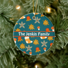 パーソナライズド・オータム セラミックオーナメント