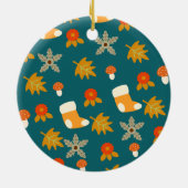 パーソナライズド・オータム セラミックオーナメント (裏面)