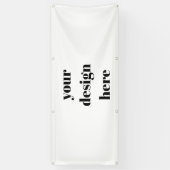 パーソナライズド カスタム 横断幕 (縦)