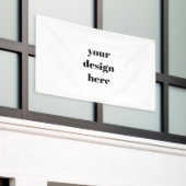 パーソナライズド カスタム 横断幕 (ビルの外側)