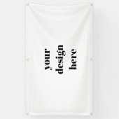 パーソナライズド カスタム 横断幕 (縦)