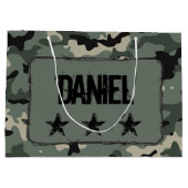 パーソナライズド カモフラージュ ラージペーパーバッグ (裏面)