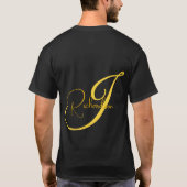 パーソナライズド キュート 毎日喜びを選択  Tシャツ (裏面)