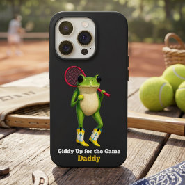 パーソナライズド ギディアップ フォー ザ ゲーム ダディ | ユニークなデザイン iPhone 15 PROケース